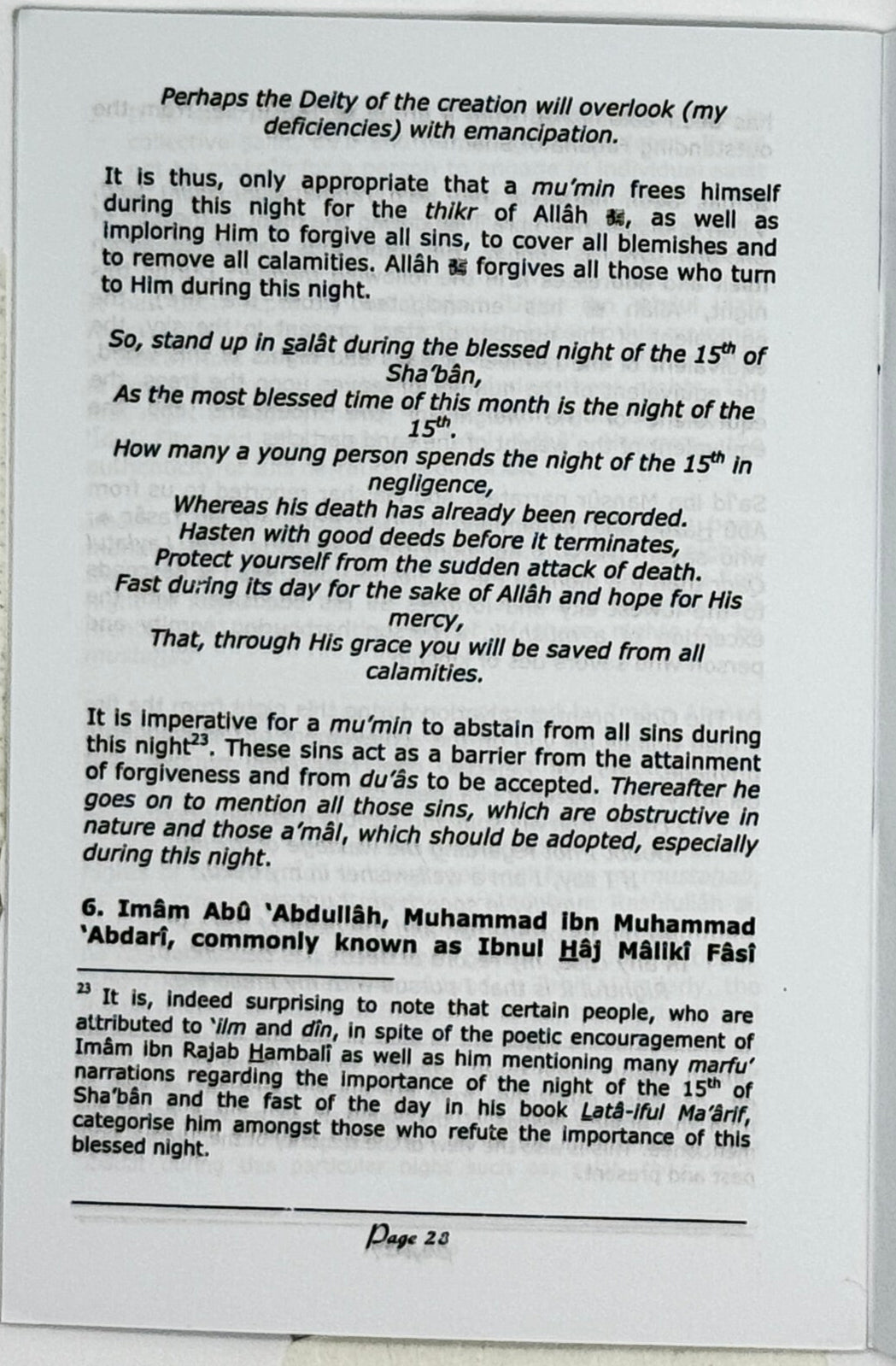 Virtues of the Night of the 15th of Sha'ban