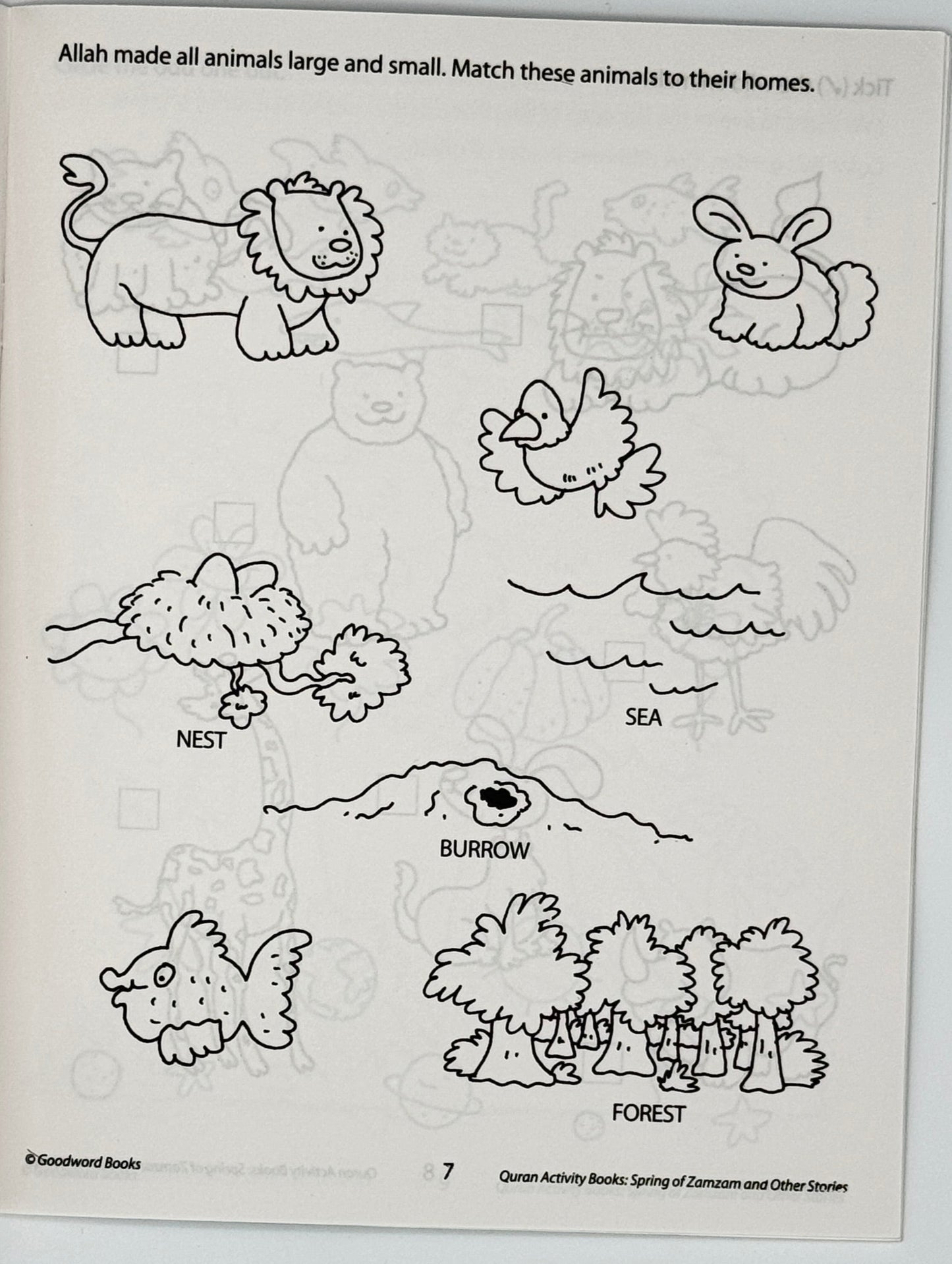 Fun To Color And Do: Spring of Zamzam (Quran Activity Book)