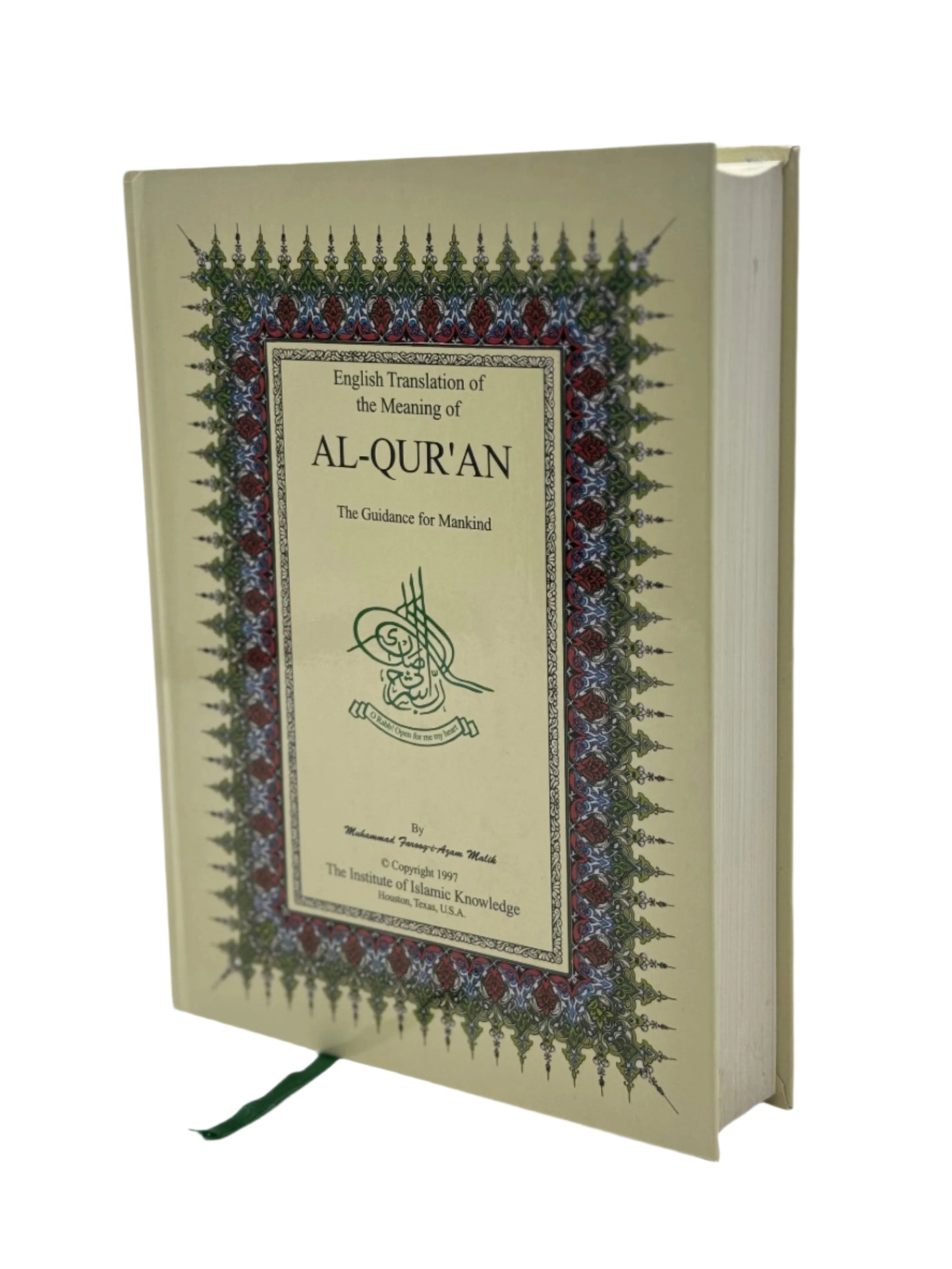 Al-Qur'an: The Guidance for Mankind (English Translation, Malik)