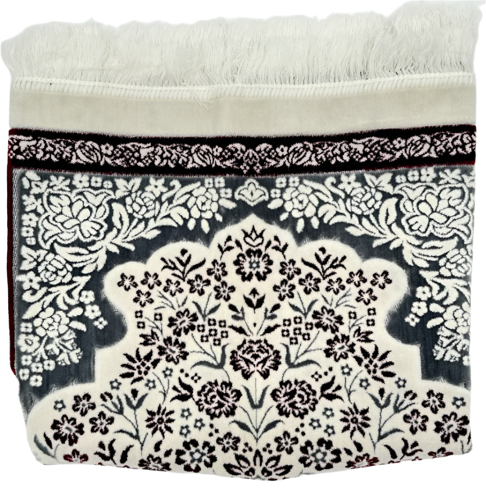Floral Patterned Prayer Rug