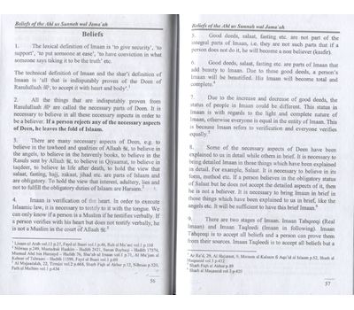 Belief of the Ahl us Sunnah Wal Jama'ah