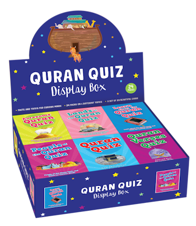 Quran Quiz Display Box (24 Packs on 6 Topics)