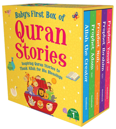 Baby's First Box of Quran Stories - 1 (5 Board Books Set)