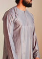 Light Grey Thobe – Modern, Modest, and Breathable