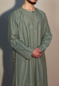 Emerald Green Thobe – Bold, Modest, and Refined