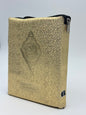 Gold Quran with Textured Cover & Zipper Closure