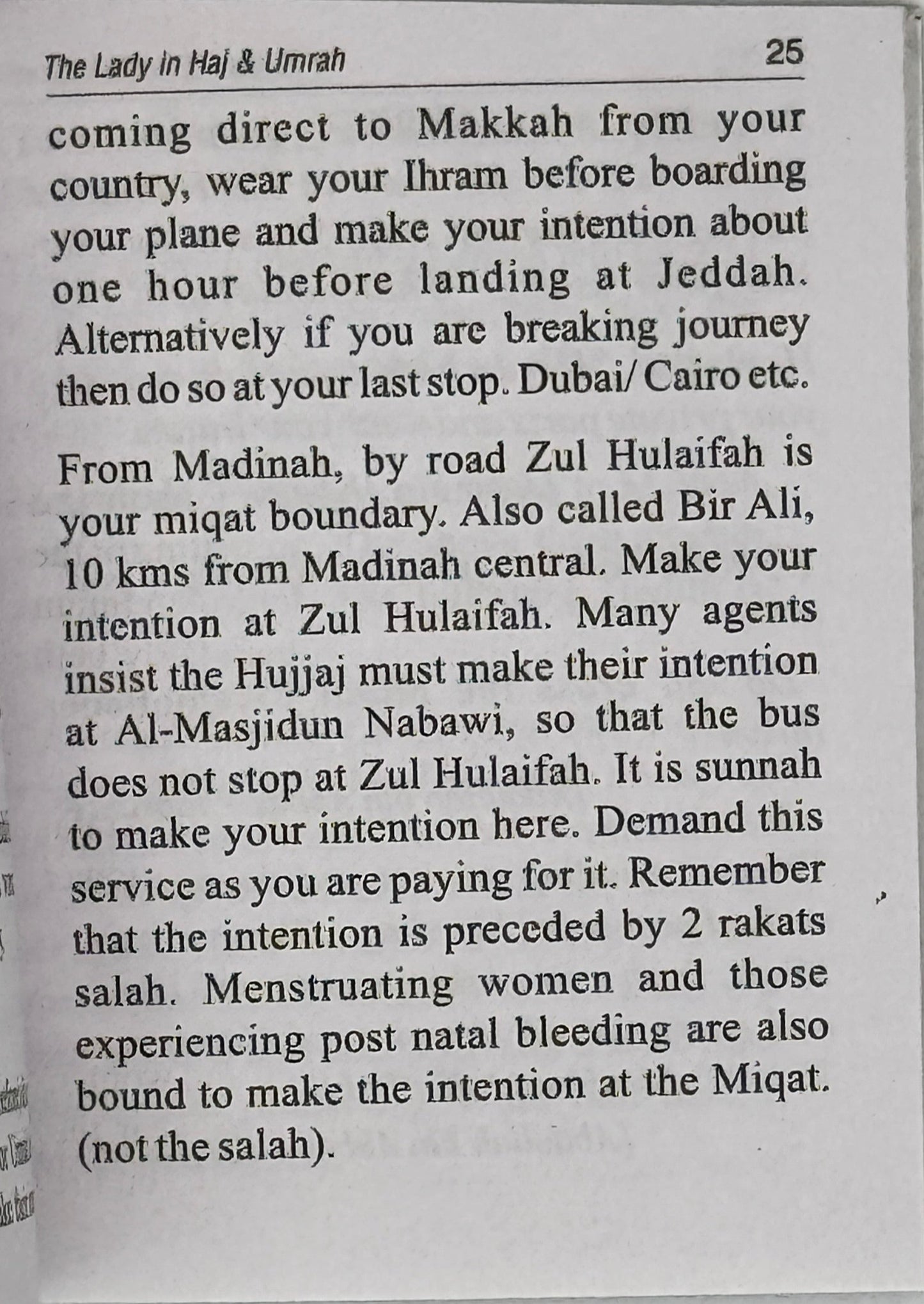 The Lady in Hajj & Umrah