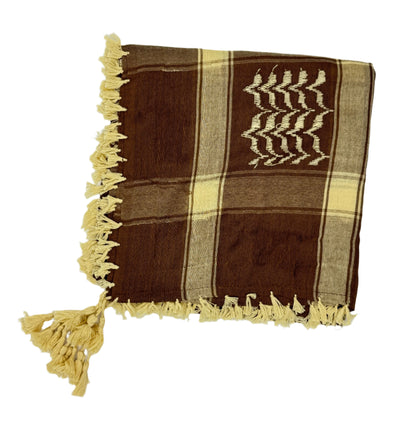 Classic Keffiyeh-Lightweight Traditional Arab Scarf (Multiple Colors)