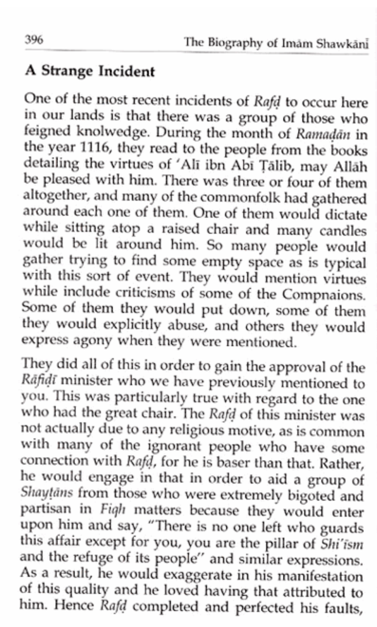 The Biography of Imam Shawkani