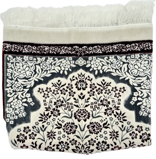 Floral Patterned Prayer Rug