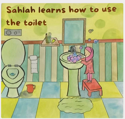 Sahlah Learns How to Use the Toilet