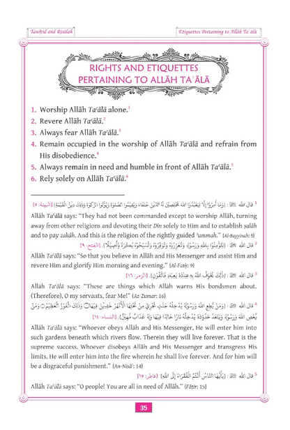Prophetic Etiquettes for All Aspects of Life: In Light of the Qur’an and Sunnah