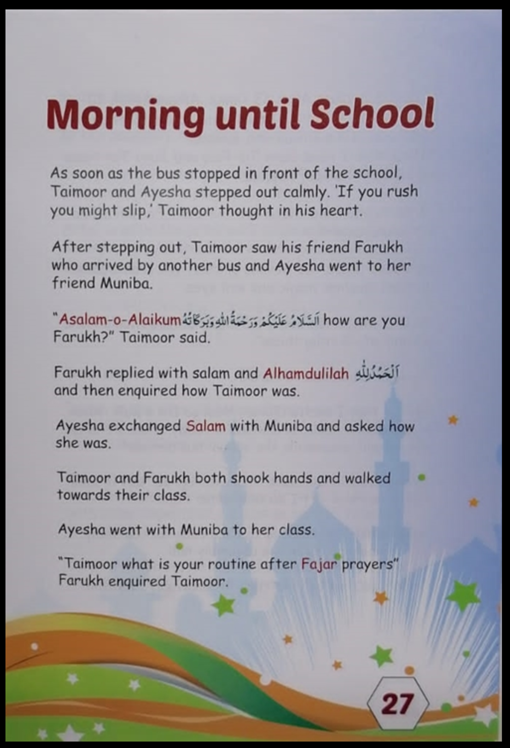 A Day in the Life of a Muslim Child