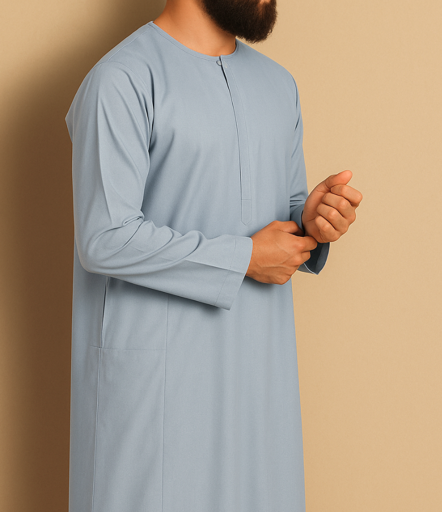 Light Blue Omani Thobe