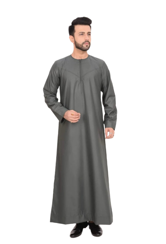 Dark Grey Omani thobes