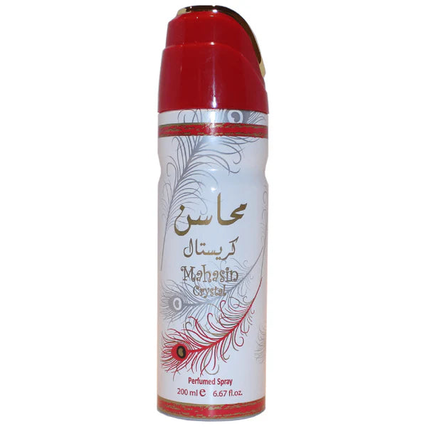 Mahasin Crystal Perfumed Spray by Lattafa